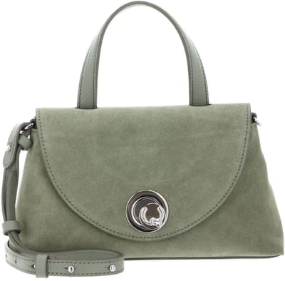 COCCINELLE Leren handtas schoudertas Nikla Suede Bim Handbag Greenery Lichtgroen