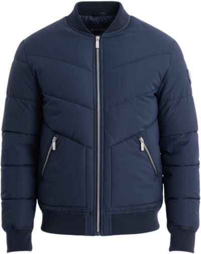 OMBRE Jas - Rits - Effen Marine XL