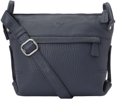 Voi Boston Crossbody tas Leder 23 cm - Dames - blau