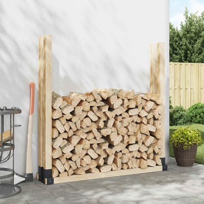 vidaXL - Houtstapelhulp - 2 - st - Antraciet - 34 - x - 10 - x - 15 - cm - Staal