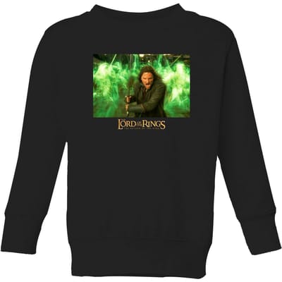 Lord Of The Rings Aragorn Kids' Sweatshirt - Black - 98/104 (3-4 jaar)