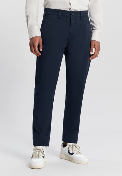 Dstrezzed Charlie Slimfit Chino Dk. Navy Maat: W28L32 | Chino's Outlet | Heren | Blauw