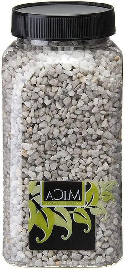 Decoratief Granulaat - Kiezels Steen - Plantenbak Vullen - Neutraal Materiaal - 650 ml - Grijs
