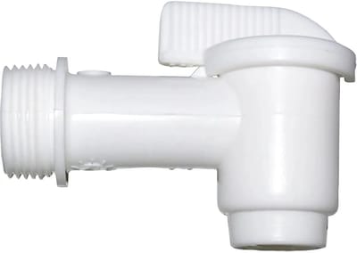 Famanu – Aftapkraan voor regenton – 3/4 inch – Kunststof tapkraan voor water- en drankdispenser – Geschikt voor regentonnen van 30L - 60L - 120L en 220L