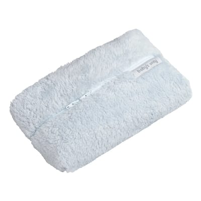 Baby's Only Billendoekjeshoes Cozy - Babydoekjes hoes - Hoes voor luierdoekjes en pampers billendoekjes - Misty blue - Ritssluiting