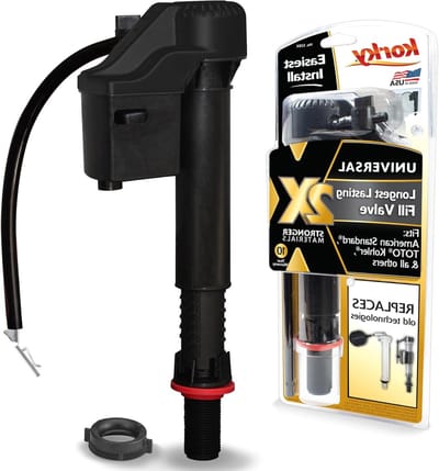 Toilet Vulklep - Universele Spoelklep - Toilet Reparatie - Gepatenteerd Rubber - 1 Stuk - Zwart