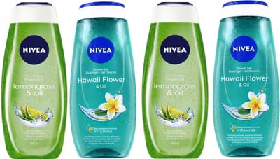 Nivea Douchegel Mix - Hawaii & Oil + Lemongrass & Oil  - 2 + 2