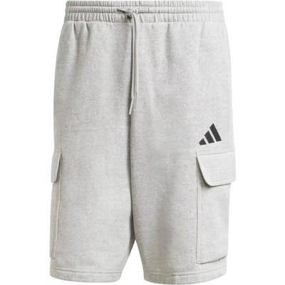 Adidas Essentials Feel Cozy Fleece Cargo Shorts Grijs M / Regular Man