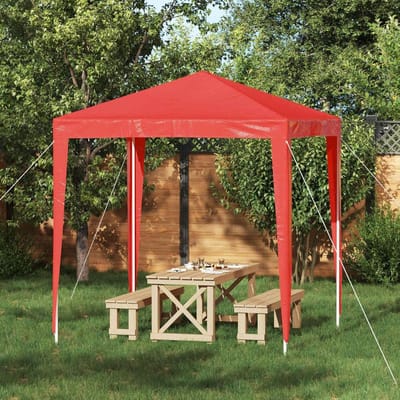 Moderne Partytent - Feest Tipi - Outdoor Feesten - Waterafstotend Frame - 200 x 200 cm - Rood