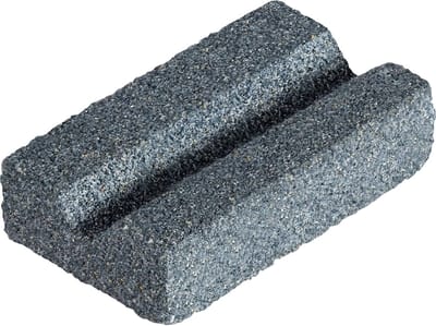 Slijpsteen - Puntenslijper - Dartpunten Onderhoud - V-groef Ontwerp - 25x15x6 mm - Grijs