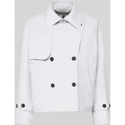 Relaxed fit Jack met platte kraag Model 'Garbo'