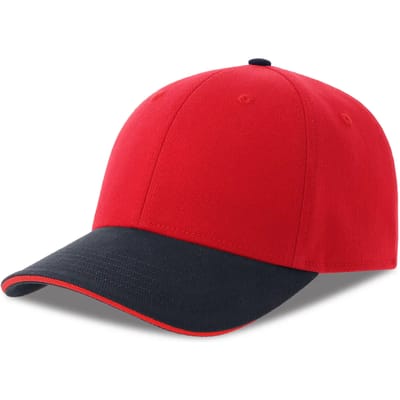 Atlantis Headwear Liberty Sandwich-S Cap AT684 - RED/NAVY - One size