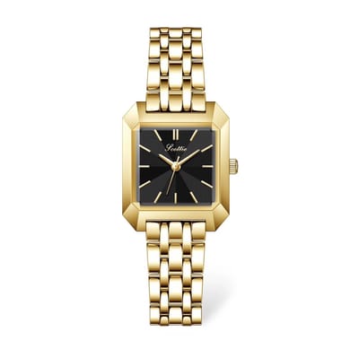 Scottie Dames Horloge Zwart&Goud | Dames Horloge | Best Verkochte Horloges | Luxe Geschenkdoos | Borasi | Dames Sieraden |