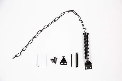 Storm Deur Ketting - Veiligheidsketting Deur - Extra Beveiliging - Gecertificeerde Kwaliteit - 635 cm Lengte - Zwart