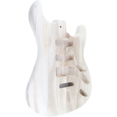 Onafgewerkte Handgemaakte Gitaar Body Hout Elektrische Gitaar Body Gitaar Vat Vervangingsonderdelen Candlenut