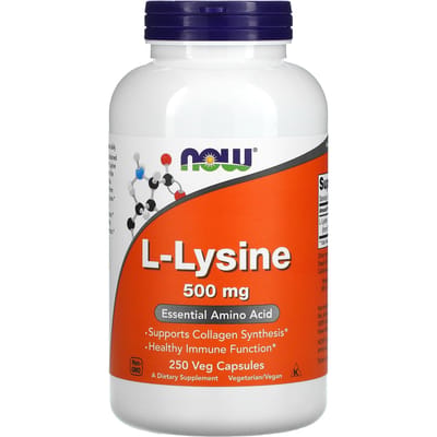 Now Foods L-Lysine 500mg (250 Vcaps) Standard - Aminozuren - Aminozuur-Mix
