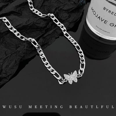 Mode Klassiek B Letter Hanger Ketting Voor Vrouw Nieuw Gotisch Koreaanse Sieraden Hip Hop Feest Meisjes Sexy Sleutelbeen Ketting black