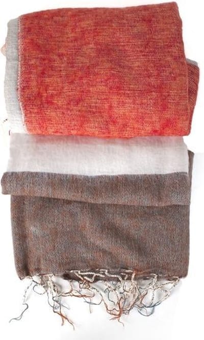 FairForward - Plaid Strepen Bruin - Oranje - Acryl - Katoen