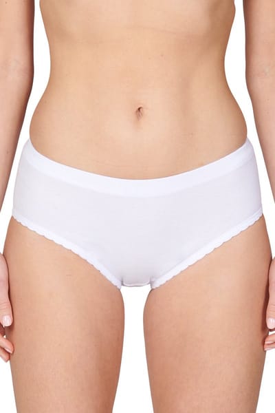 Beeren Belinda dames taille slips - 2-pack - Maat 40 - Wit