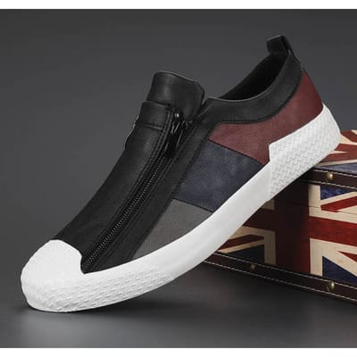 Hiphop Chaussures Décontractées Homme Requins Chaussures Montantes Homme Nom Chaussures d'Automne Absorption des Chocs Hiver Chaussures Homme Tennis Basses 40 black
