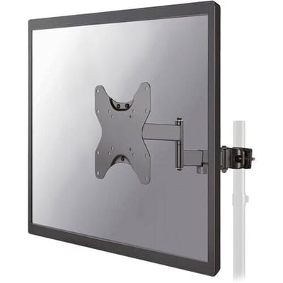 Neomounts FL40-450BL12 TV-paalsteun 23-42" - max 25 kg - VESA 75x75-200x200 - geschikt voor Ø 28-50 mm - niveauverstelling - full motion - zwart