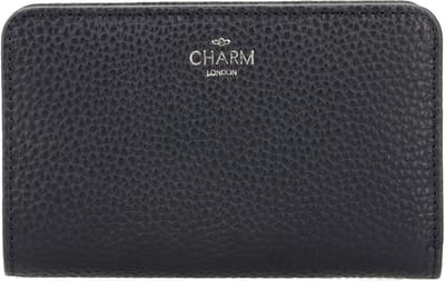 Charm London Washington Portemonnee Dames - Wallet voor Dames - Portefeuille van 100% Leder - Blauw