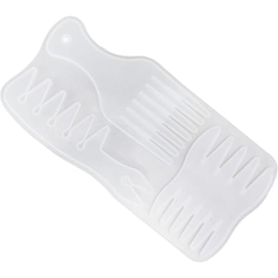 Moules en Résine Peigne Trois Styles Démoulage Facile Artisanat Exquis Moule en Silicone DIY pour Cadeaux white