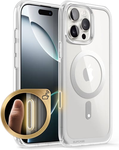 Supcase UB geschikt voor iPhone 16 Pro hoesje - Geschikt voor MagSafe - Transparant