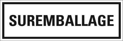 Suremballage sticker 147 x 50 mm