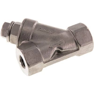 G 1/4'' RVS Y-filter 0.6 mm Maaswijdte 40 Bar - SLSE-F-014