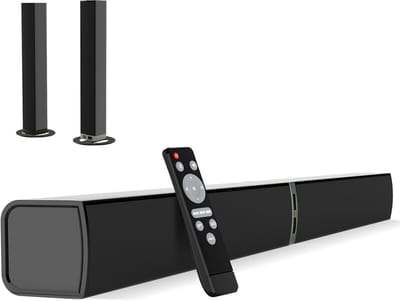 Draaibare 2-in-1 Soundbar voor TV met Diepe Bas en Surround Sound