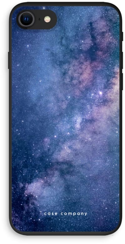 Case Company® - Hoesje geschikt voor iPhone SE 2020 hoesje - Nebula - Biologisch Afbreekbaar Telefoonhoesje - Bescherming alle Kanten en Schermrand