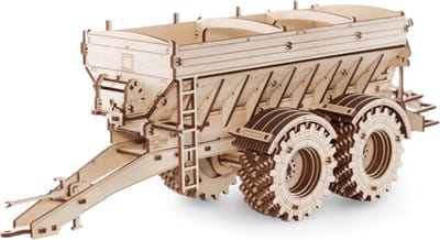 Eco-wood-art 3d Puzzel Cm Trailer Tractor K-7m 50 Cm Hout 206 St.