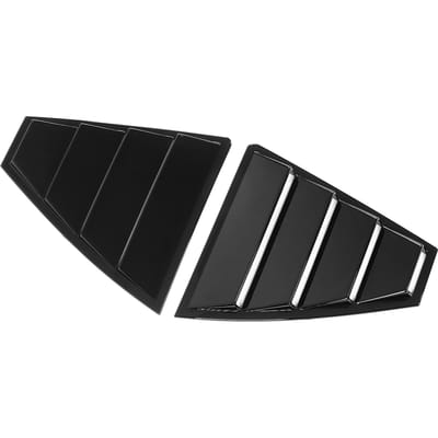 2 STUKS Auto Achterruit Zonweringen Zijventilatieafdekking Zwart Vervanging voor Hyundai Elantra 2016?2020 black