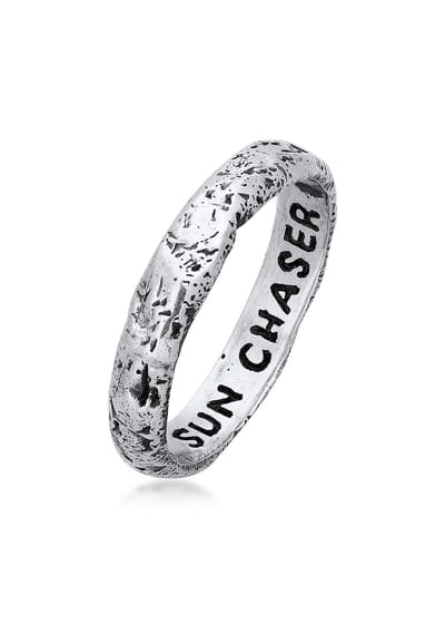 Haze & Glory - Ring - HG HAZE & GLORY - Ring voor Heren in 925 sterling zilver, Sieraden voor Heren, Zilveren ring geoxideerd, Cool, Sun Chaser - Heren