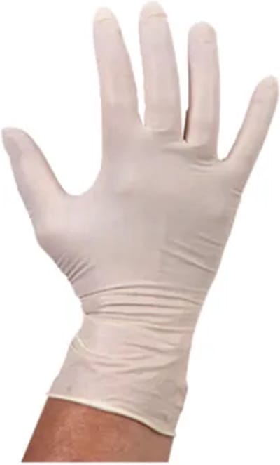 Handschoen latex wit ongepoederd XL - (100 stuks)