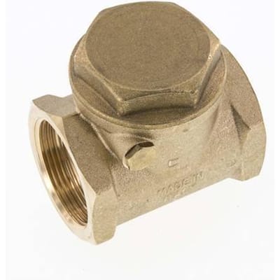 G 1-1/2'' Messing Swing Terugslagklep 10 Bar (145 Psi) NBR Zachte Seal