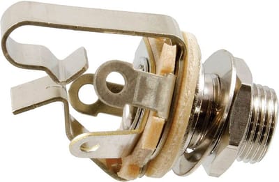 Allparts EP555L000 Switchcraft Dual Contact 1/4 Input Jack – 3/8 Schacht