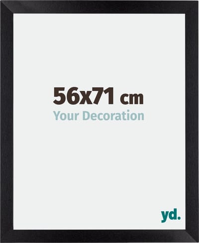 Your Decoration - Fotolijst 56x71 cm - MDF - Zwart Mat - Mura