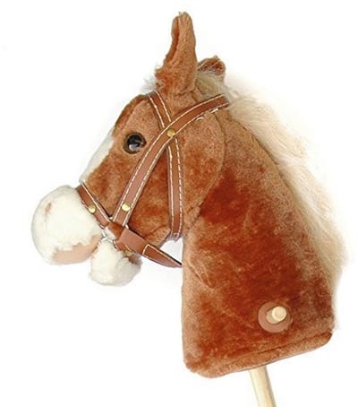 Stokpaard - Hobby Horse - Buiten Spelen - Met Geluidseffecten - 94 cm - Bruin