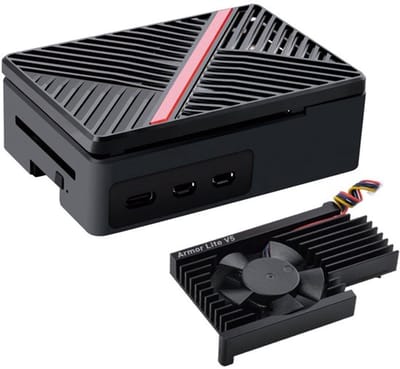 Onf3 - Raspberry Pi 5 Behuizing - Ventilator - Stijlvol en
