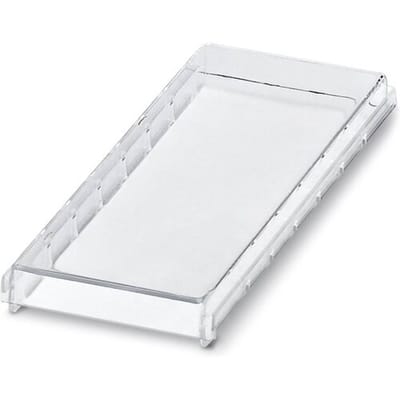 Phoenix Contact EMG100-H 7,5MM KLAR DIN-rail-behuizing afdekking Deksel transparant 100 x 100 x 7.5 x 7.5 5 stuk(s)