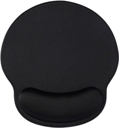 Delnes Ergonomische Muismat met Polssteun - Geschikt voor Kantoor - School - Gaming - Zwart