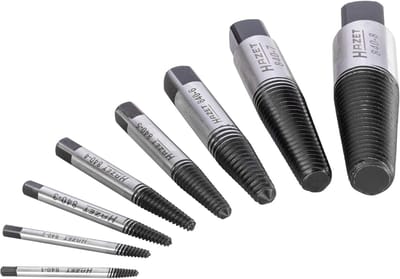 Schroevendraaierset - Gereedschap Set - Vastzittende Schroeven Verwijderen - Vierkantaandrijving 12.5mm - 8-delig - Metaalkleurig