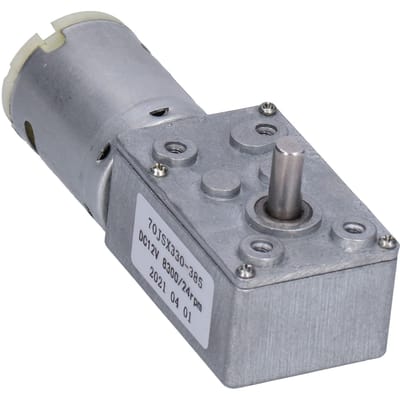DC12V 24RPM Turbo Wormwielmotor Snelheidsreductie Elektrische Motor voor Raamdeuropener Mini Lier
