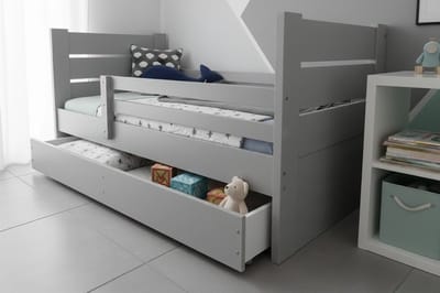 Rockwood® Peuterbed Milly en Mo Grey inclusief montage met lattenbodemIk wil een gratis peuterdekbed