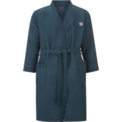 Jan Vanderstorm herren Badjas - 60/62 - petrol - Plus Size