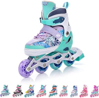 Equivera Rolschaatsen Meisjes - Skeelers Meisjes - Rolschaatsen Kinderen - Cadeautip voor uw kind!