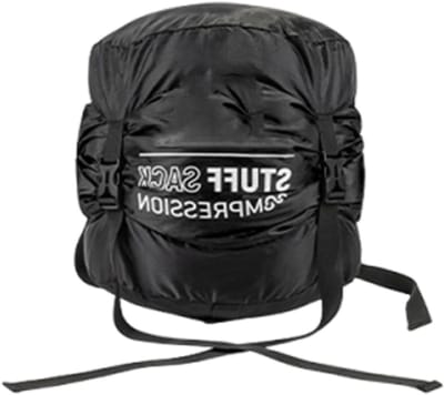 Slaapzak Compressiezak - Opbergtas Outdoor - Compact Opbergen - Waterdicht Polyester - XL 46L - Zwart