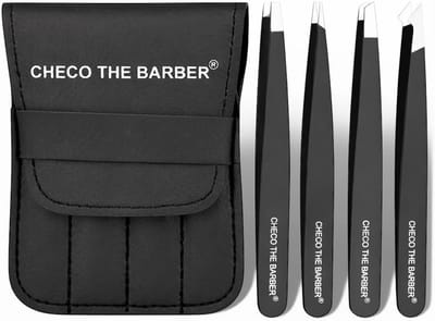 Professionele Roestvrijstalen Tweezer Set - Precisie Epileren voor Wenkbrauwen, Haren en Splinters